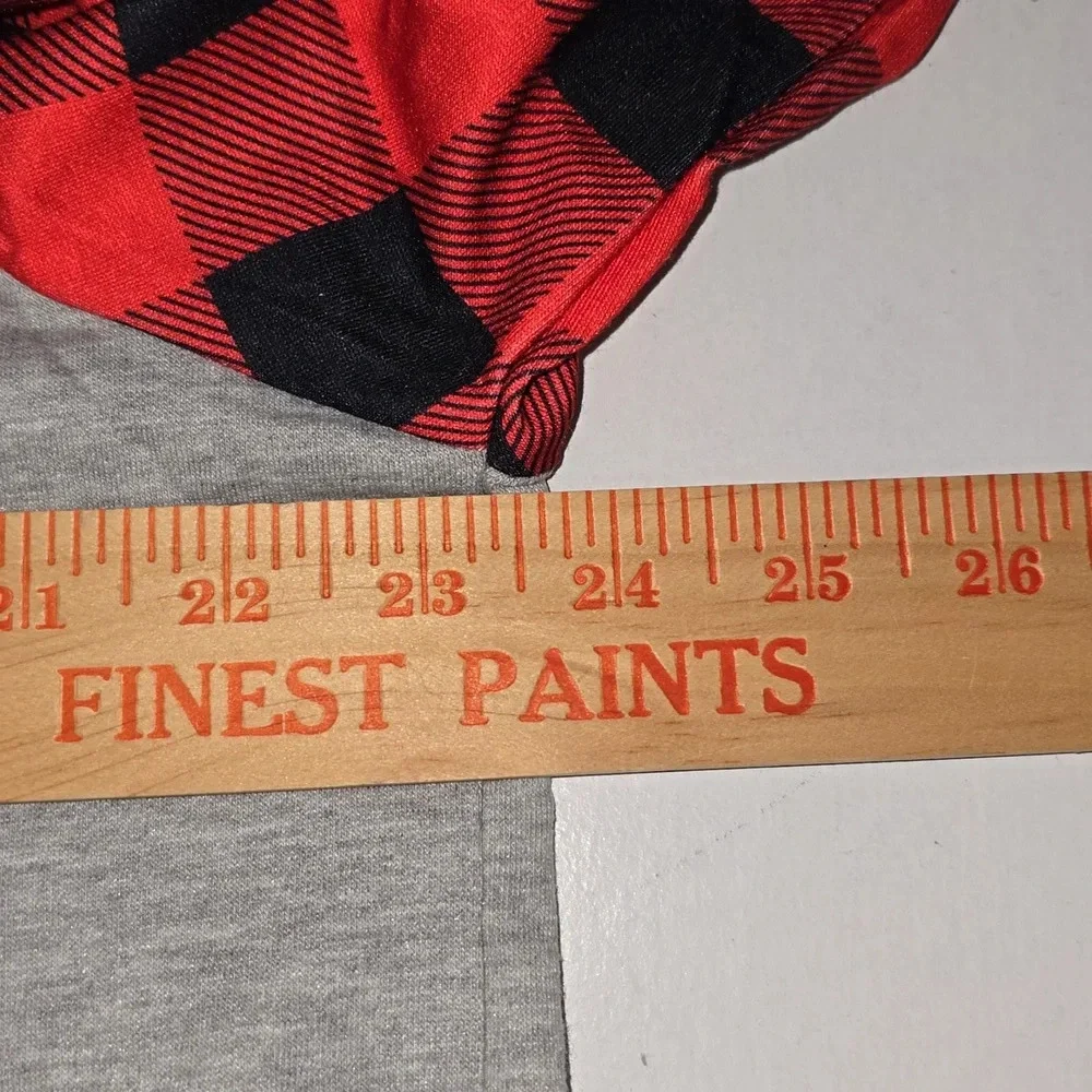 Merry Christmas Red Truck Christmas Tree Presents Plaid Sleeves Women’s Size 2x - Picture 8 of 9